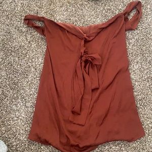 Rust dress super cute